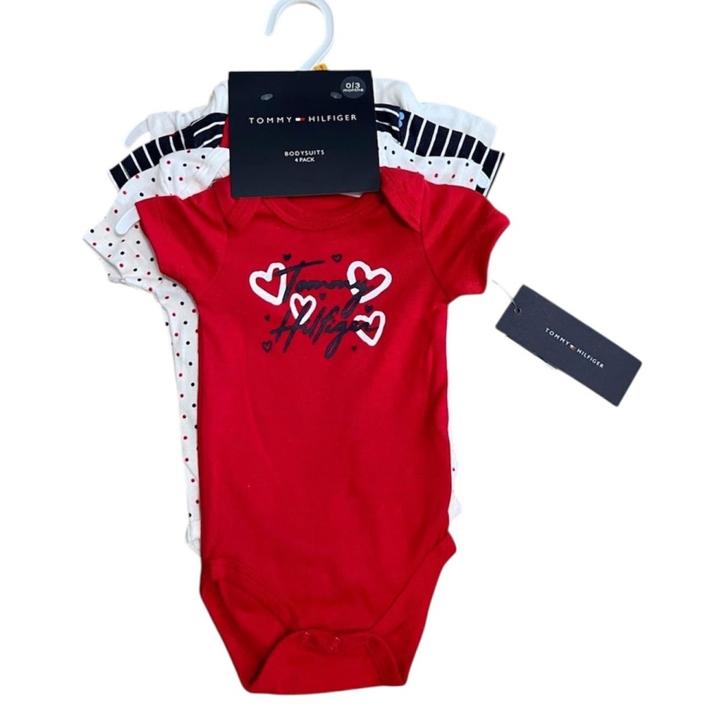 Tommy Hilfiger Baby Bodysuit Set of 4